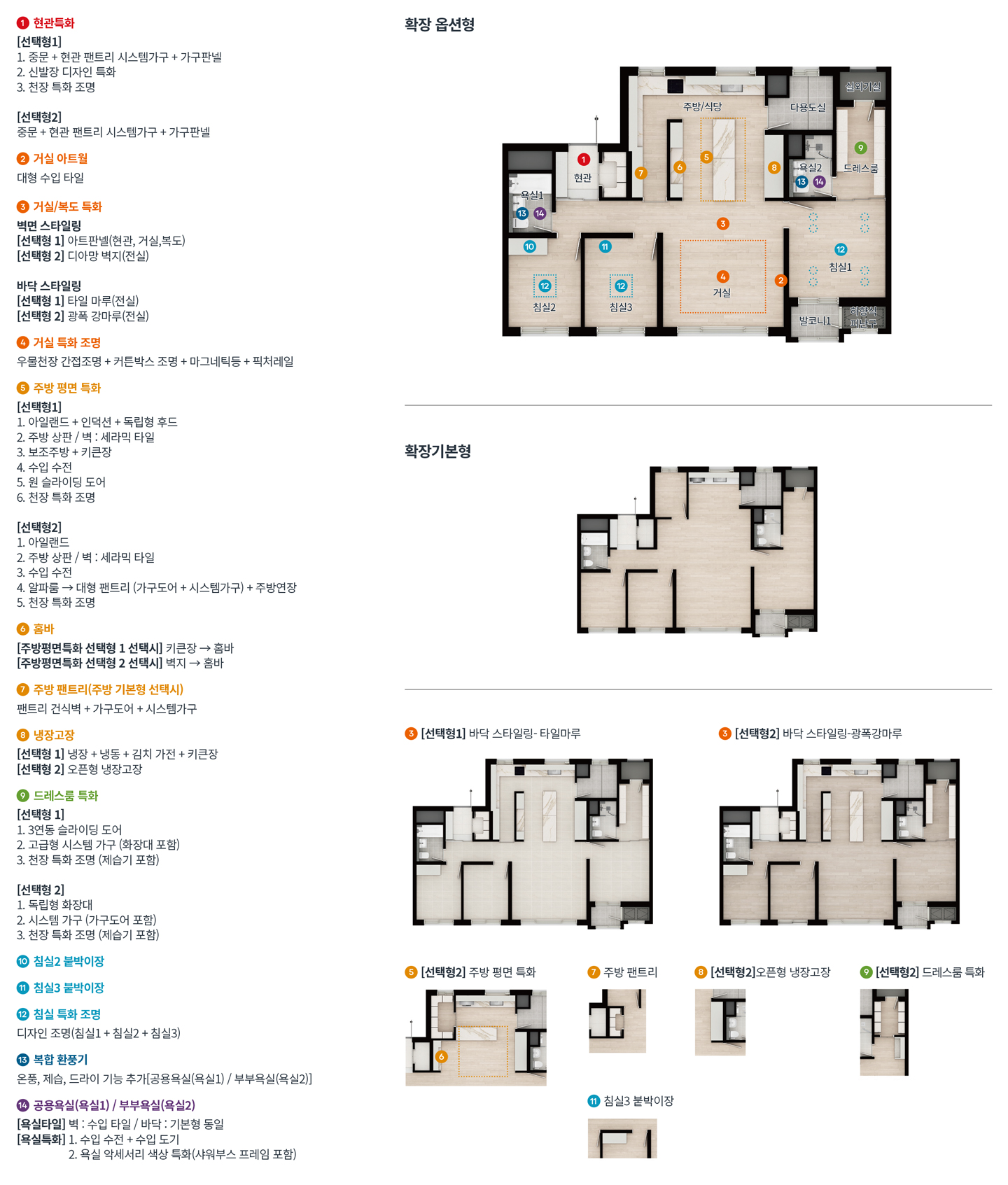 계양신도시 카이브 유보라 AC3·AC4블록 84A 평면도