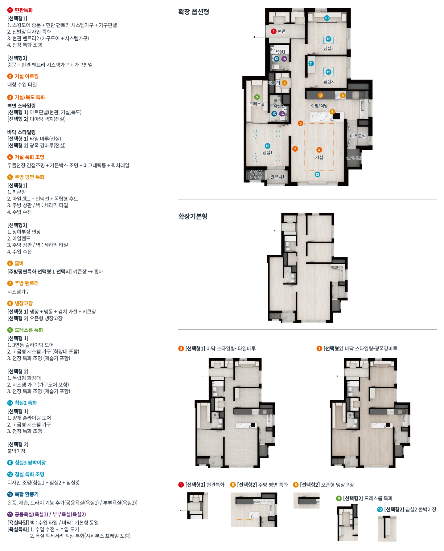 계양신도시 카이브 유보라 AC3·AC4블록 84D 평면도
